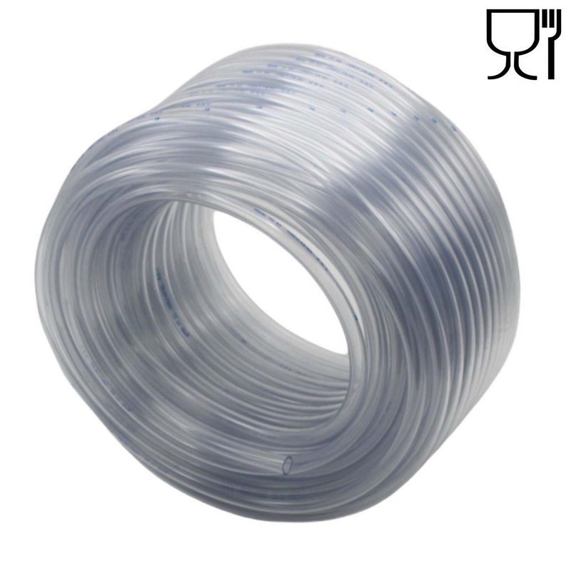 2 x 4 mm PVC Luft Filter Wasser Universal Labor Aquarium Terrarium Schlauch klar durchsichtig - PN 3 bar