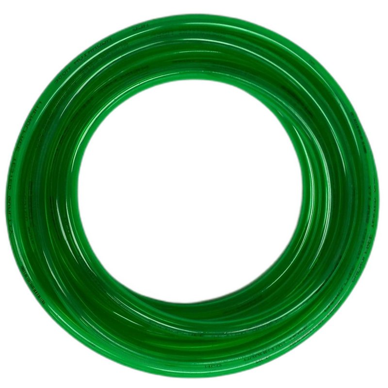 9 x 12 mm PVC Luft Filter Wasser Universal Labor Aquarium Terrarium Schlauch grün transparent - PN 5 bar