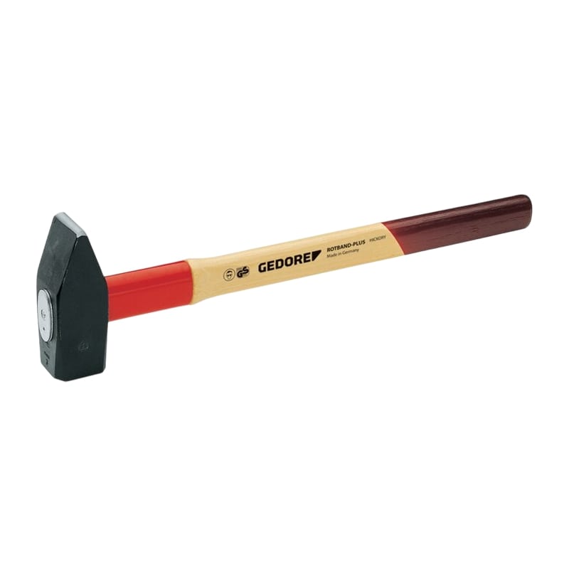 8000 g Sicherheits Vorschlag Hammer "ROTBAND-PLUS" Hickory-Stiel Stahl geschmiedet GEDORE DIN 1042