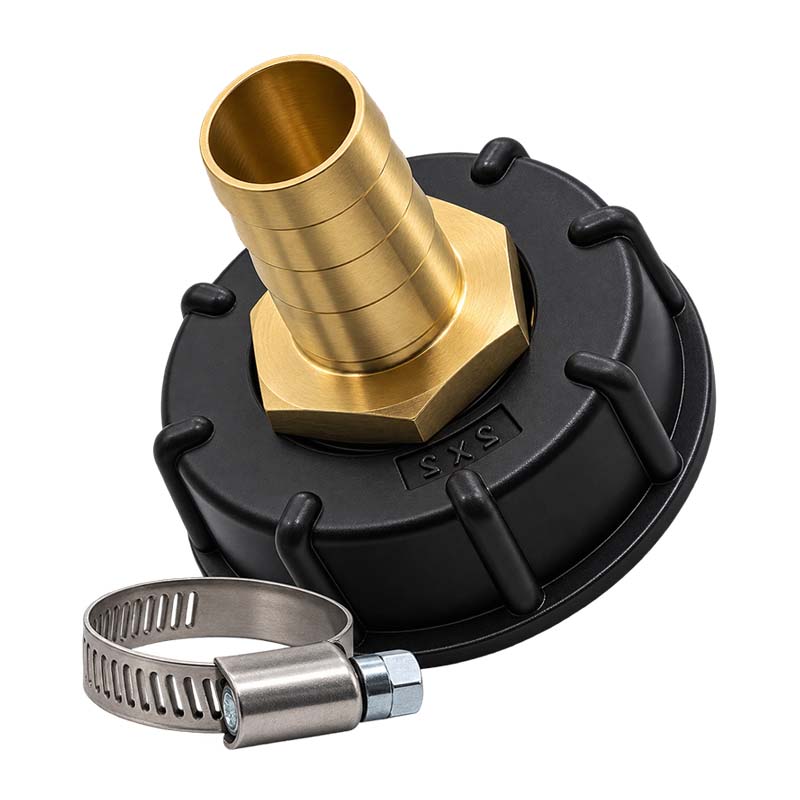S60 x 6 IBC Adapter auf MS-Tülle 1"Zoll 25 mm Container Tank Zubehör
