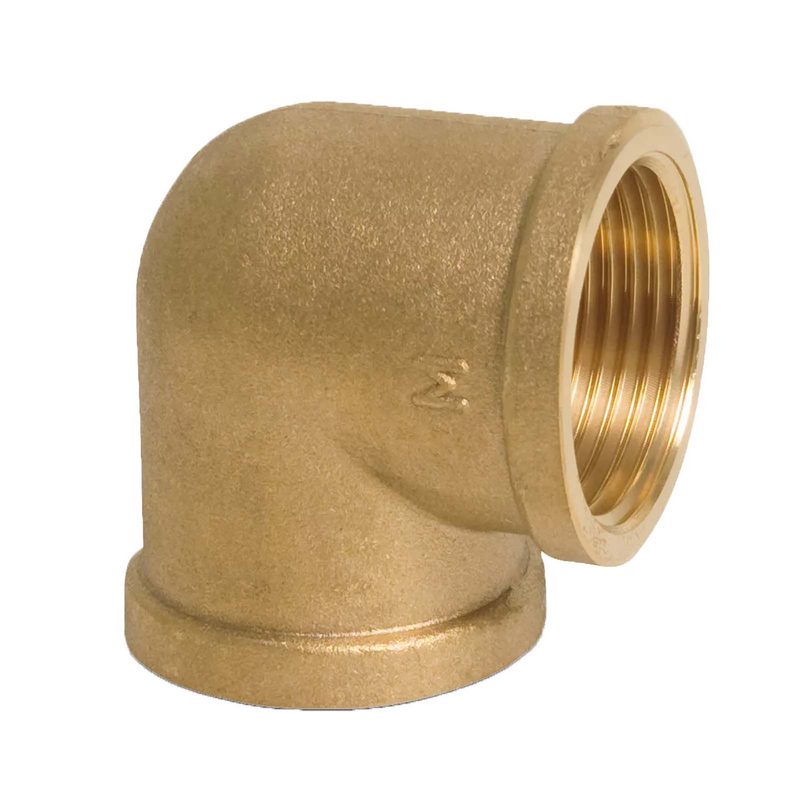 1/2" Winkel 90° Nr. 90 Innen x Innengewinde IG Messing Fittings PN 30 bar