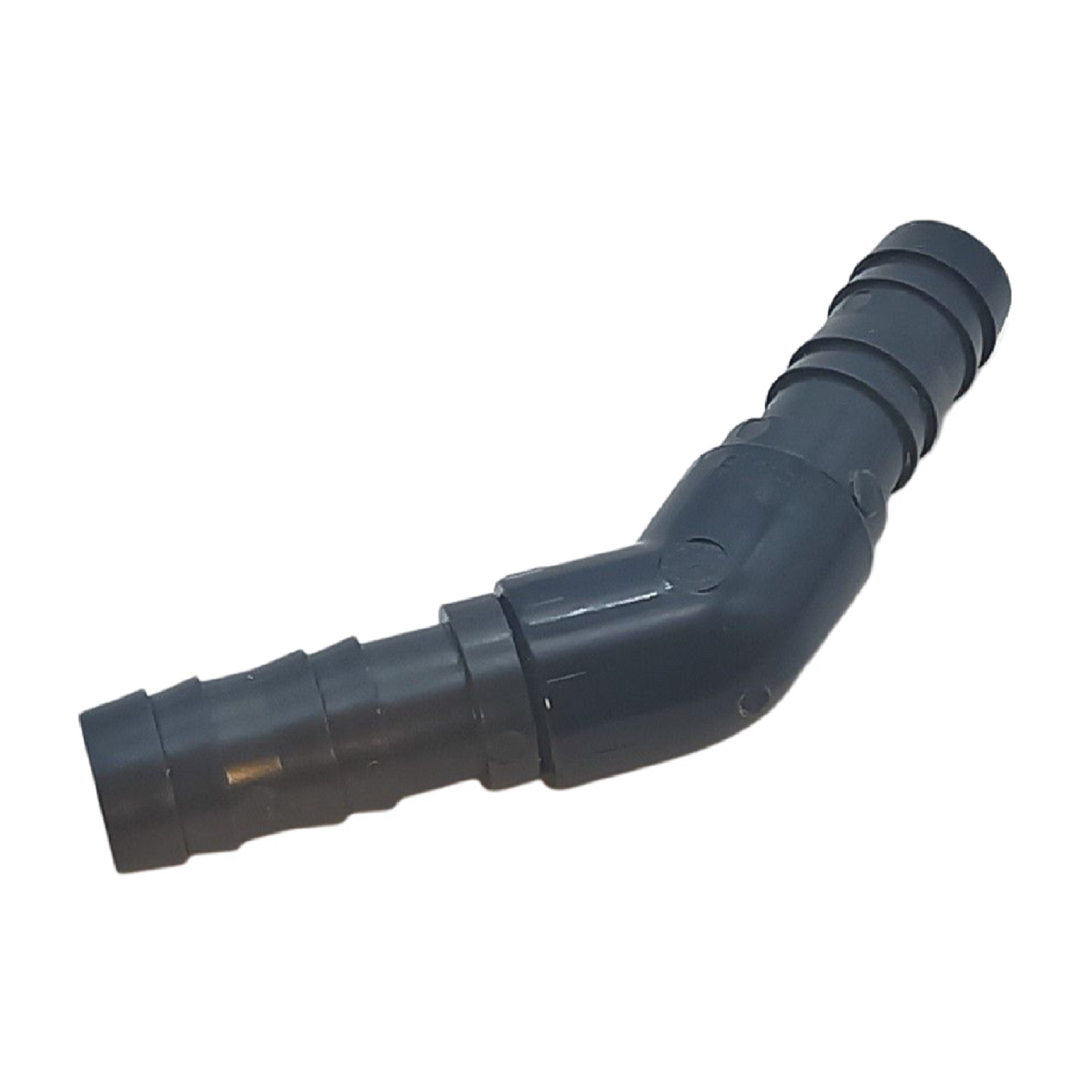 20 mm PVC PROFI Winkel 45° Schlauch Verbinder Stutzen Tülle Pool Teich Garten - PN 10 bar