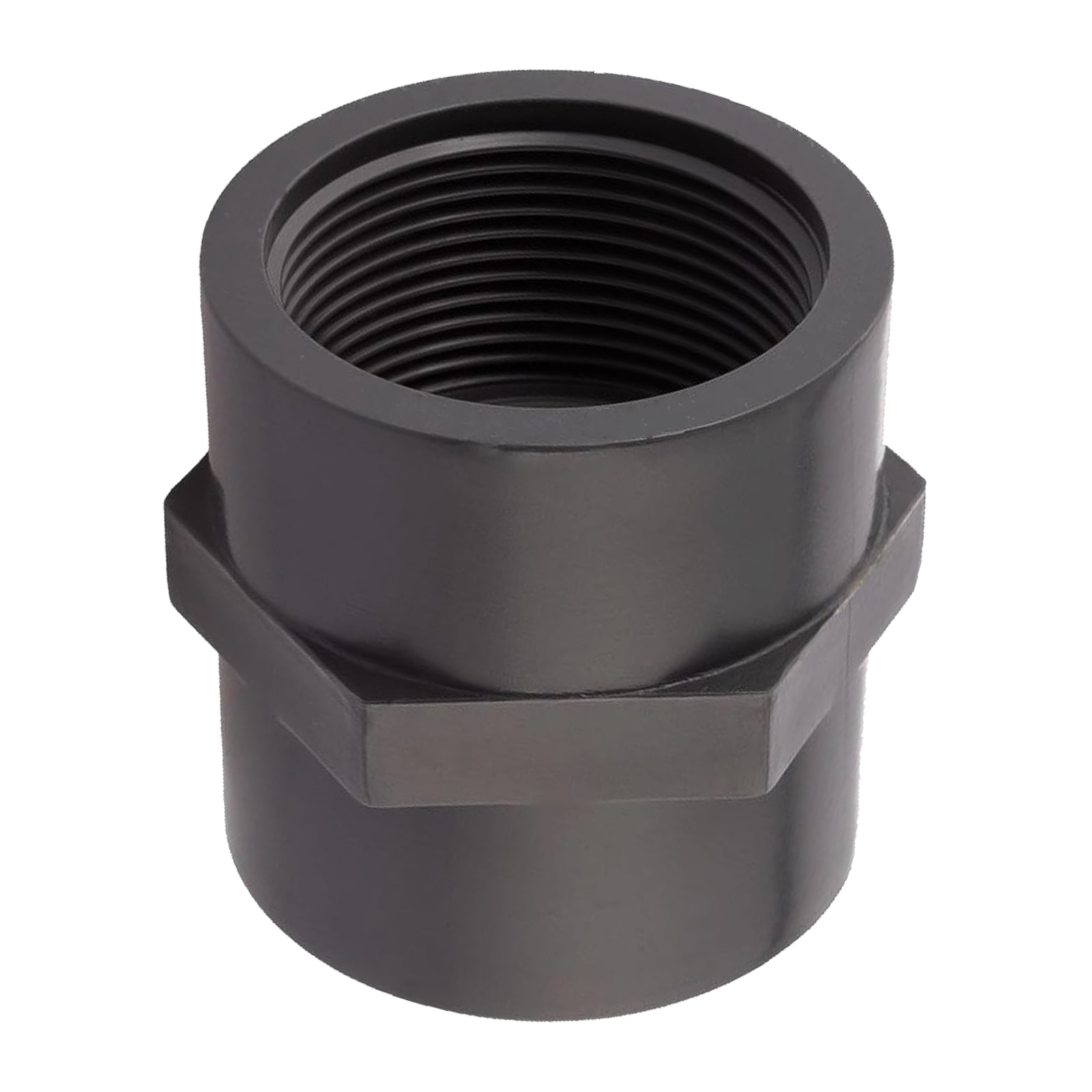 4" PVC Fitting Gewinde Muffe 2-fach Innengewinde Verbinder - PN 10 bar