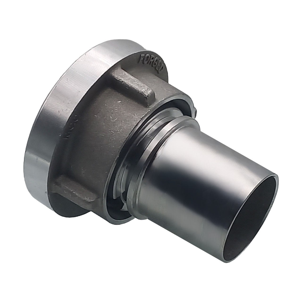 STORZ C DN52 KA66 Saug Kupplung -> glatter Stutzen Tülle Sicherungsbund DN50 Klemmschale Einband - PN 16 bar