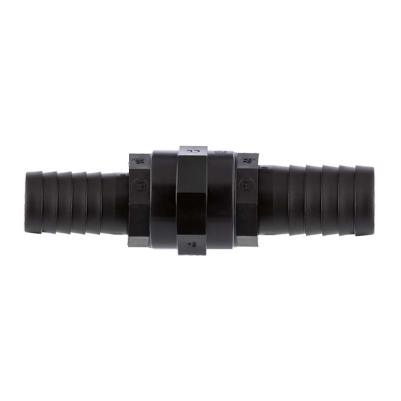 32 x 25 mm PP Schlauch Verbinder reduziert 2-fach Stutzen Tülle Pool Teich Garten PP schwarz - PN 6 bar