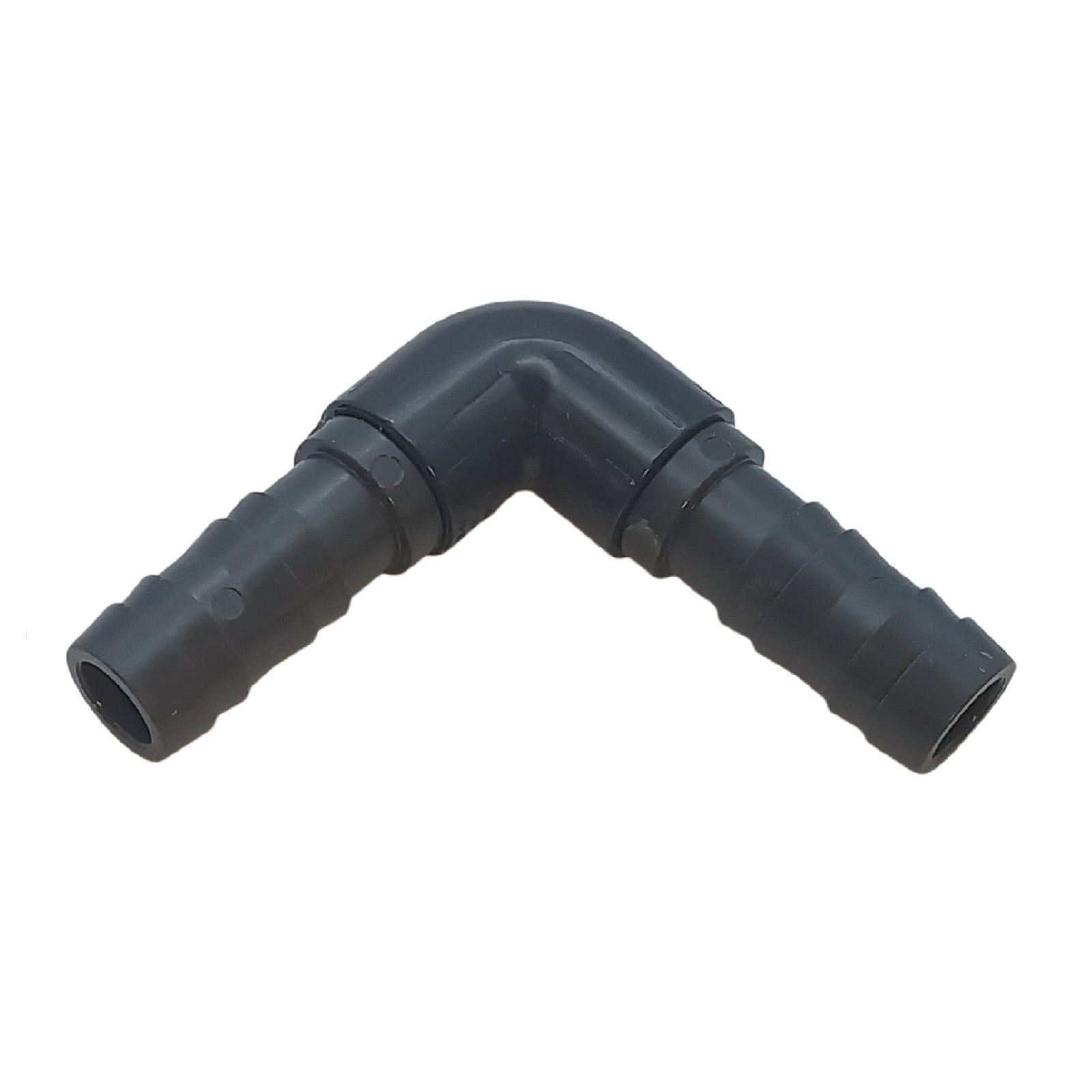 20 mm PVC PROFI Winkel 90° Schlauch Verbinder Stutzen Tülle Pool Teich Garten - PN 10 bar - Montage-Set
