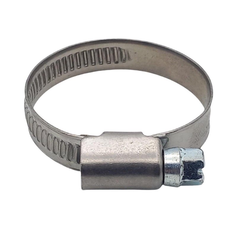35 - 50 mm Schlauchschelle W2 Edelstahl AISI 430 Rohr Gewinde Schelle - Band: 9 mm