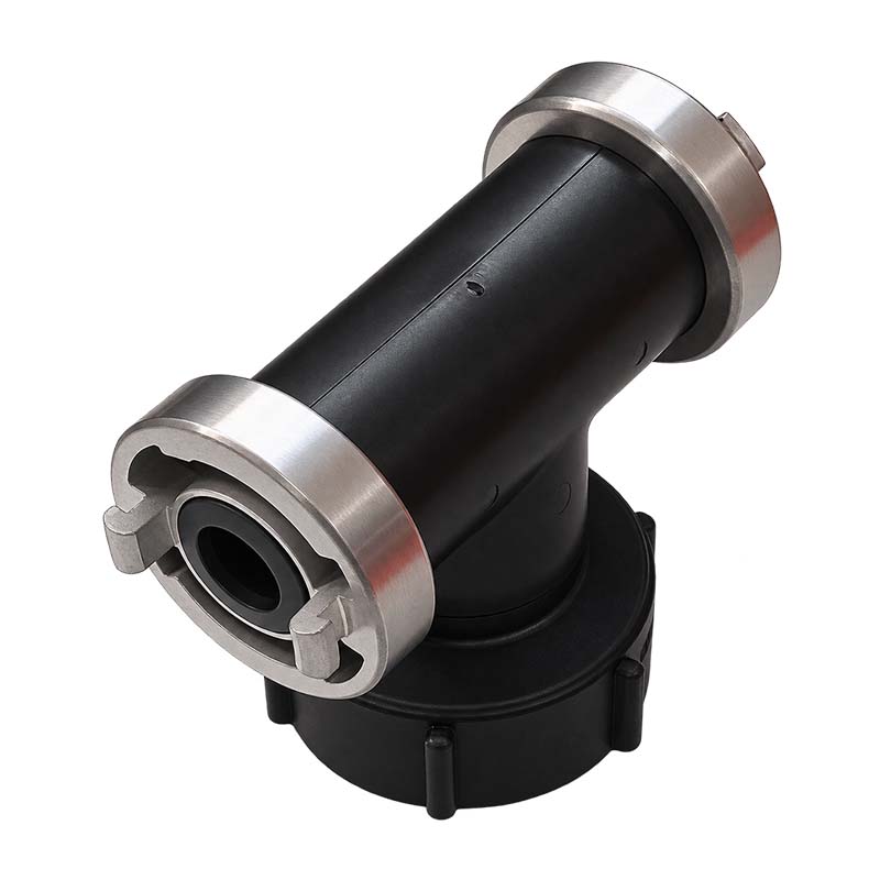 S60 x 6 IBC Adapter T-Stück auf 2-fach STORZ D DN25 KA31 Übergangsstück Pumpenanschluß Container Tank Zubehör