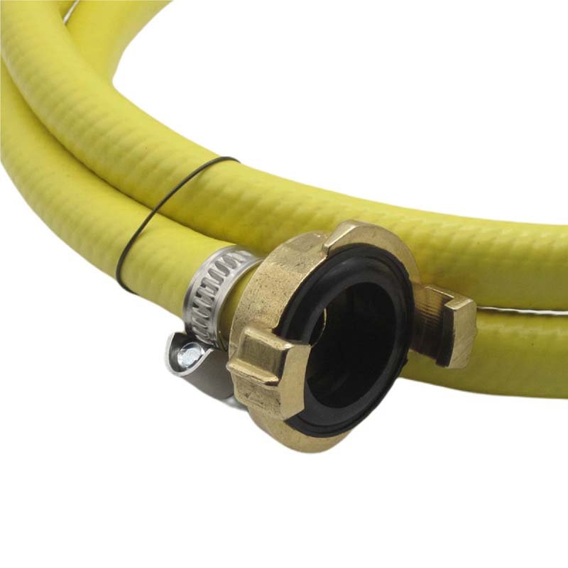 3/4" 19 mm Garten Wasser Bewässerung Schlauch Garnitur gelb Schnellkupplung 3 Lagen - PN 6 bar - 20 m