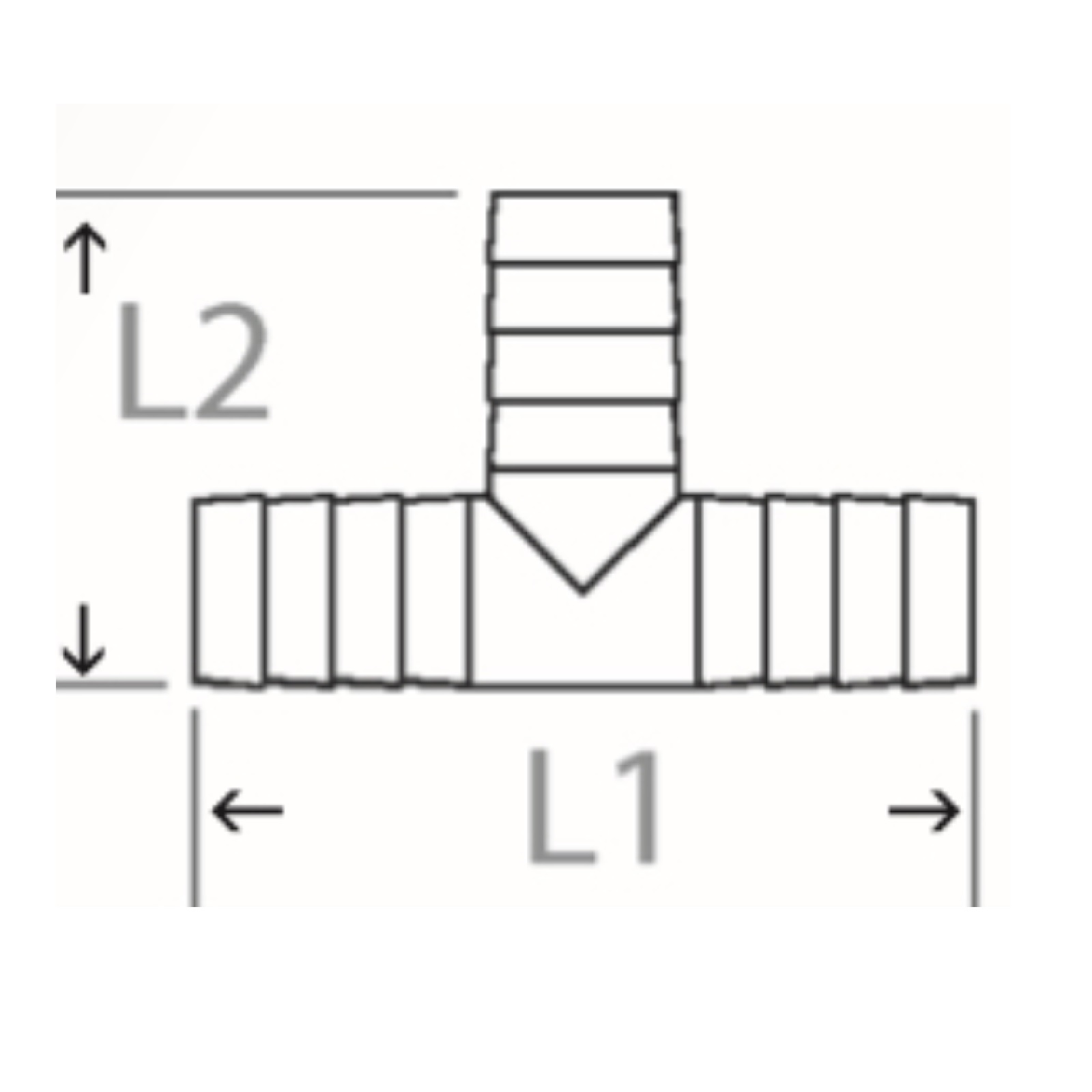 10 mm - 3/8" Zoll T-Stück Schlauch Verbinder Verteiler Tülle Kupplung Reparatur Messing PN 10 bar