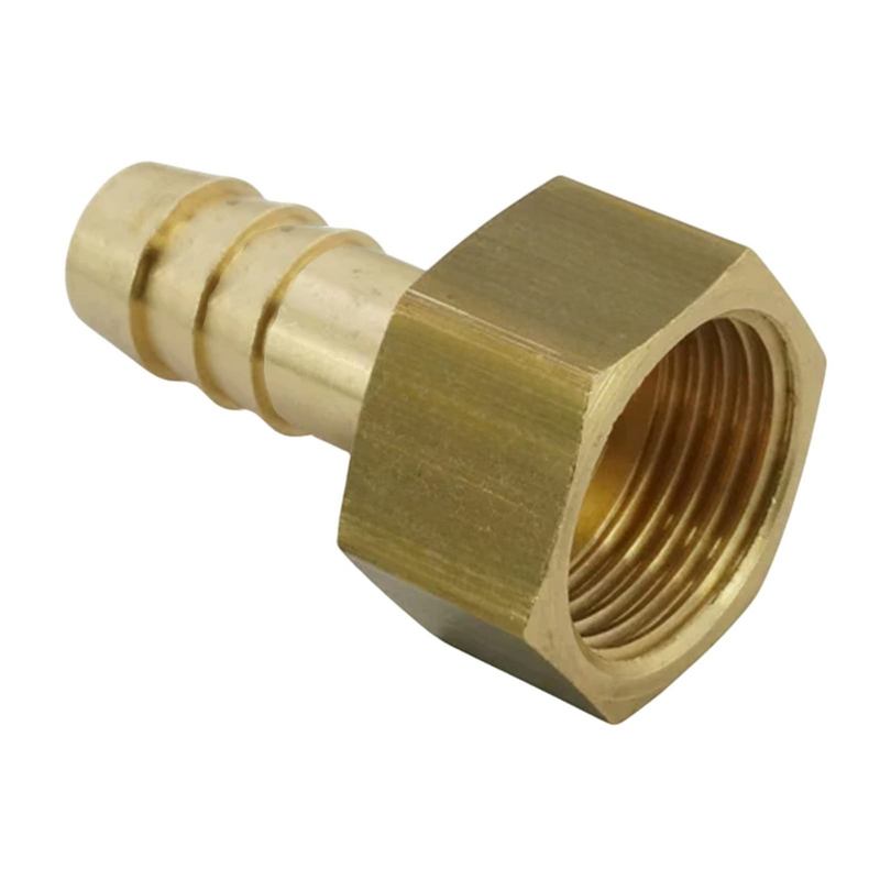 3/8" x 10 mm Schlauch Tülle Stutzen Innengewinde IG Nippel Messing Fitting - PN 16 bar