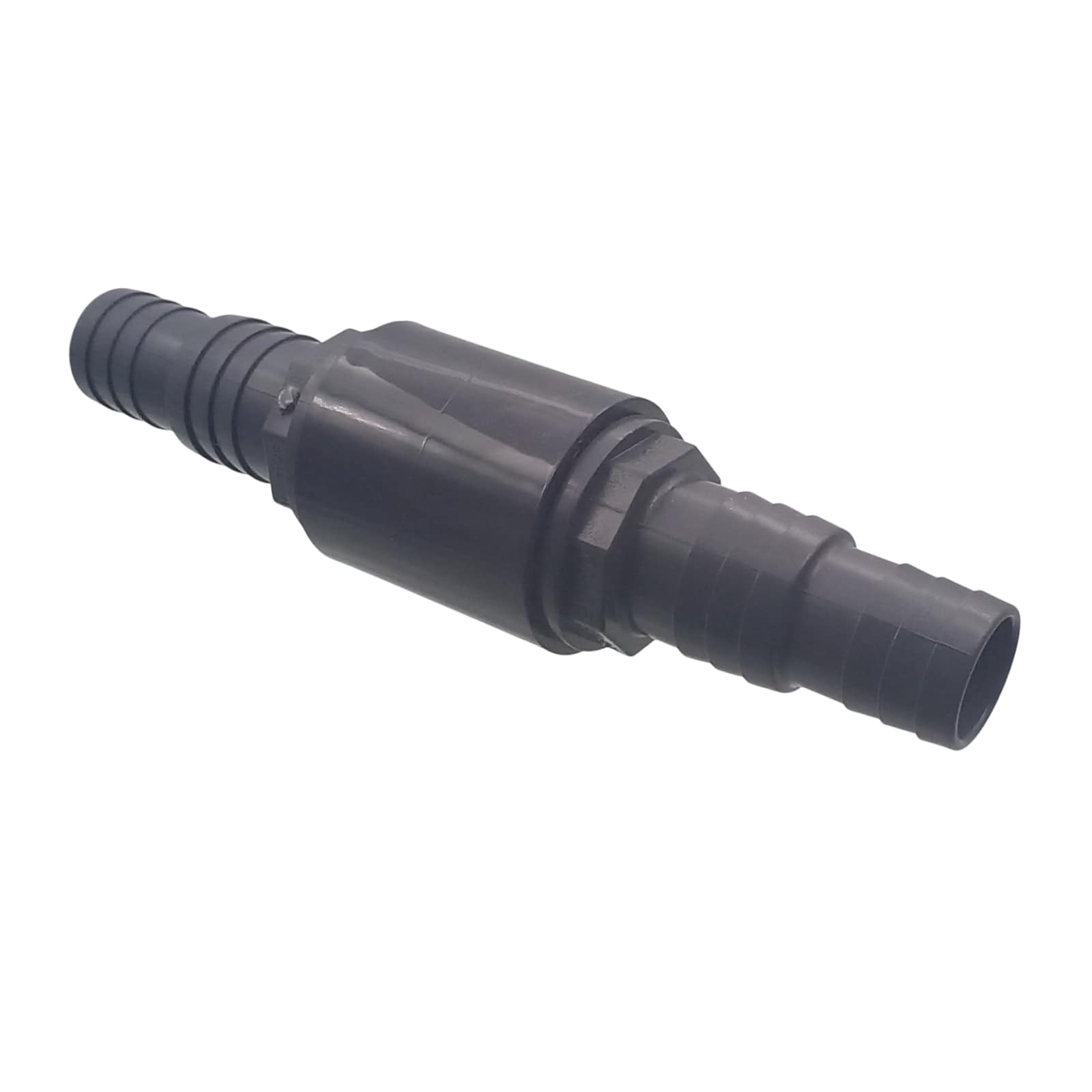 32 / 38 mm PVC PROFI Gerade Schlauch Verbinder Stutzen Tülle Pool Teich Garten - PN 10 bar - Montage-Set