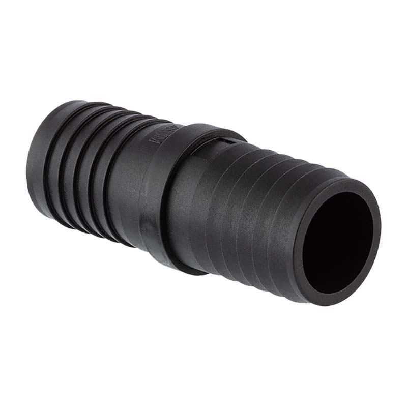 20 mm Schlauch Verbinder 2-fach Stutzen Tülle Pool Teich Garten PP schwarz - PN 6 bar