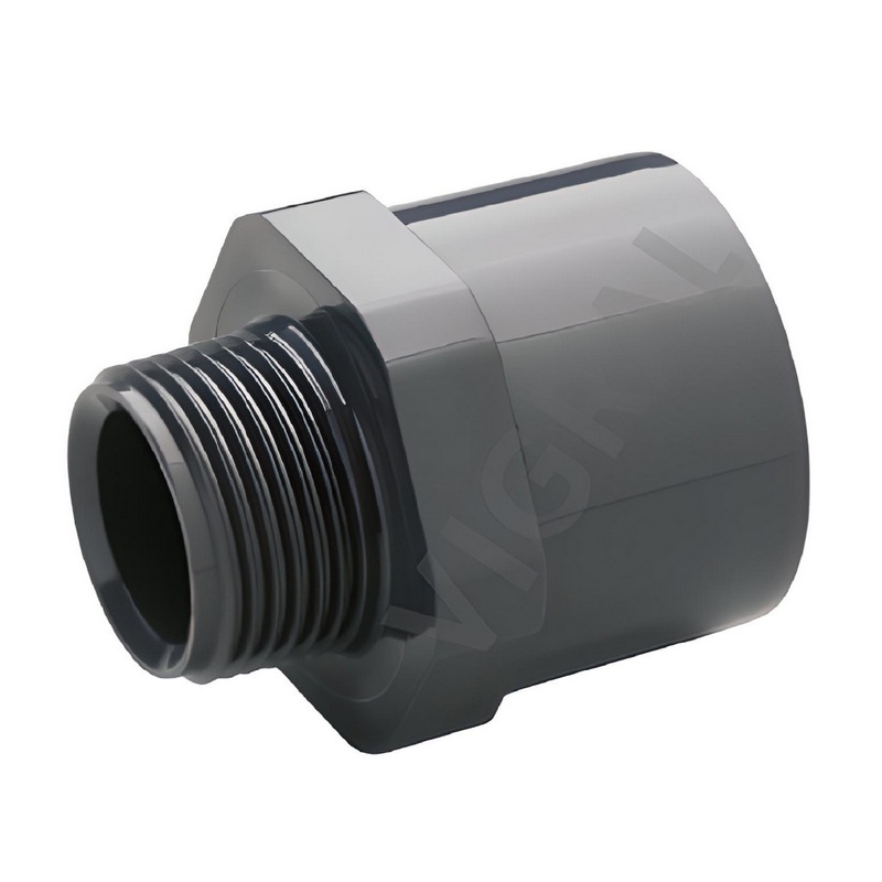 32 mm VDL PVC Klebe Fitting Übergangsnippel Achtkant 32/40 mm x 1" - PN 16 bar