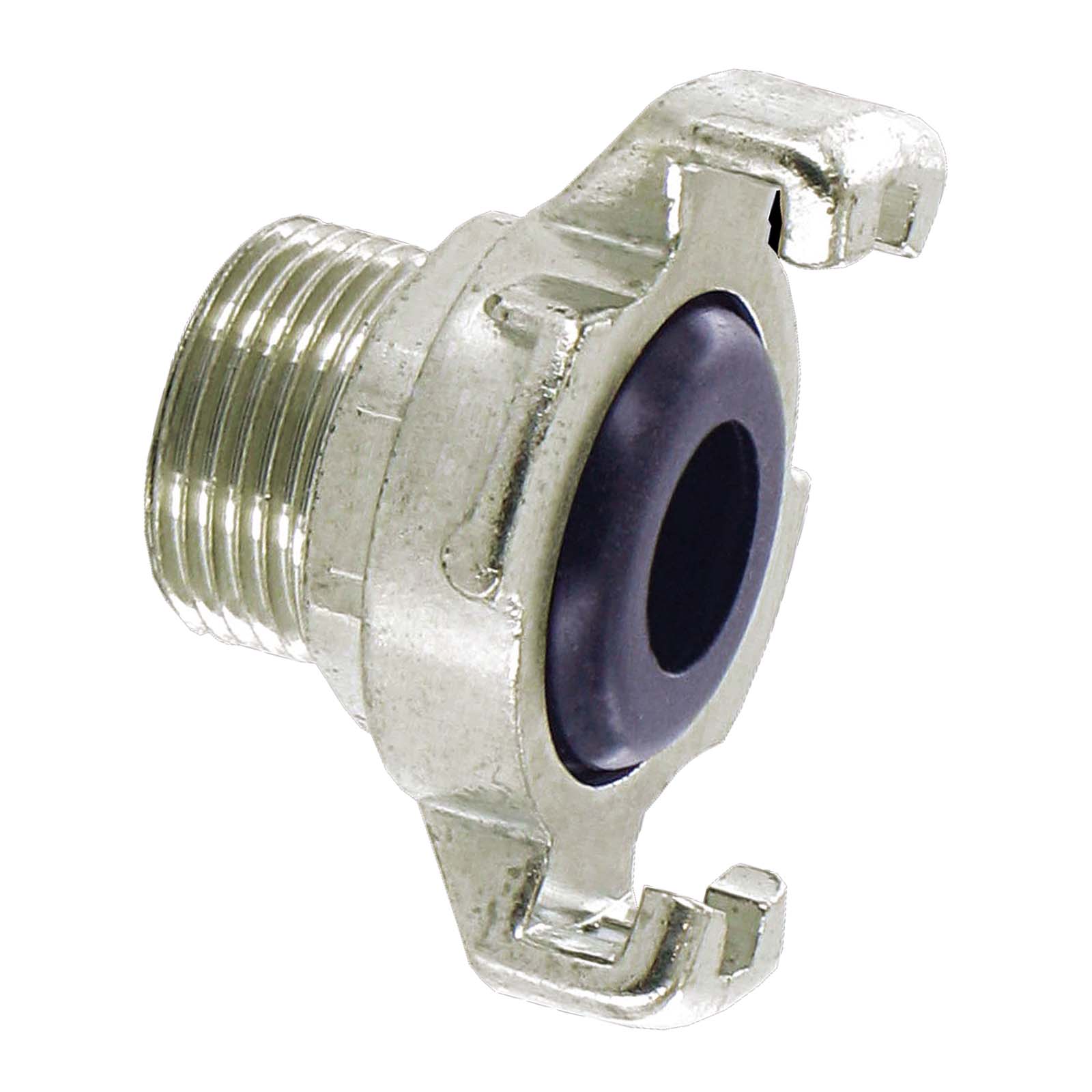 1" Pressluft Klauen Kupplung Express Edelstahl AISI 316 Abstand 41 mm BSPP Außengewinde AG - PN 10 bar