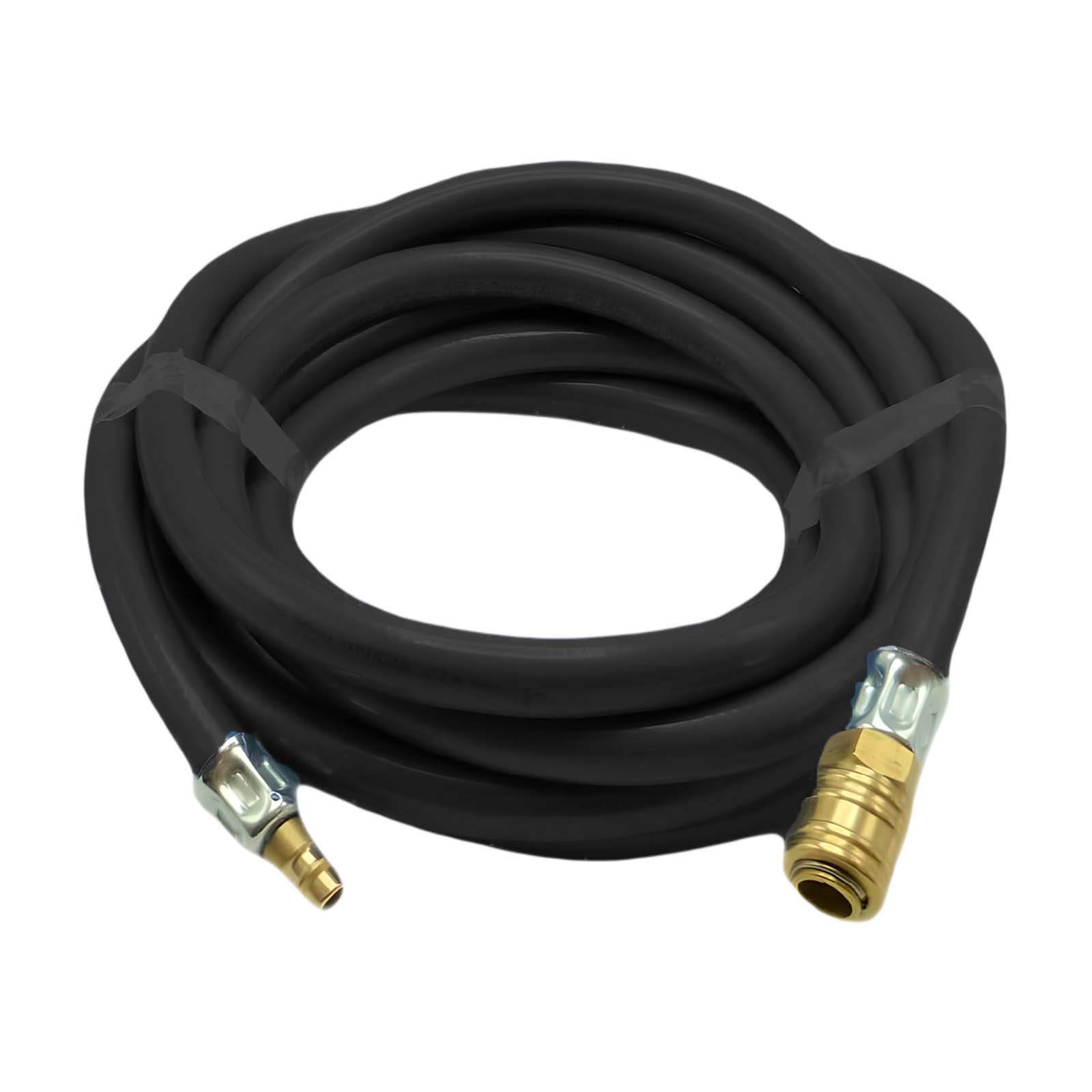 9 mm PVC Druckluft Pressluft Luft Kompressor Garnitur Schlauch schwarz - PN 22 bar - 2m