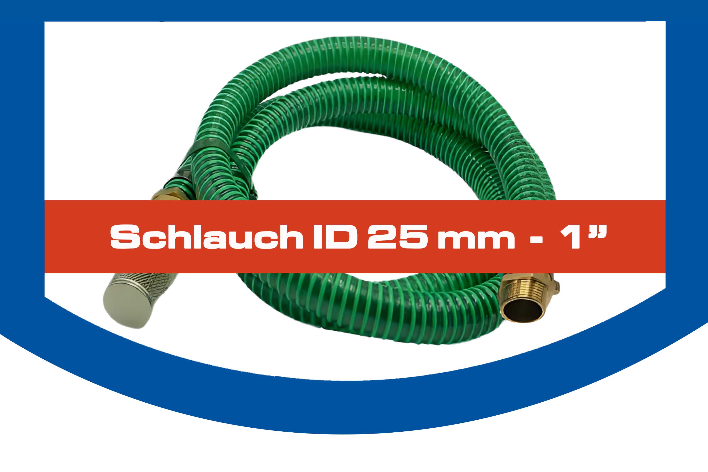 Schlauch ID 25 mm (1")