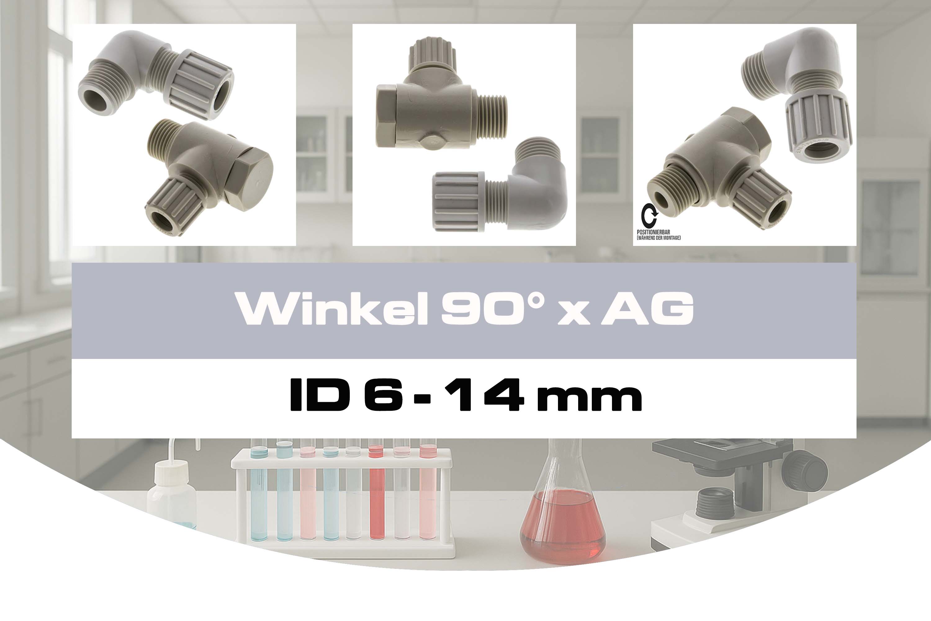 Winkel 90° x AG