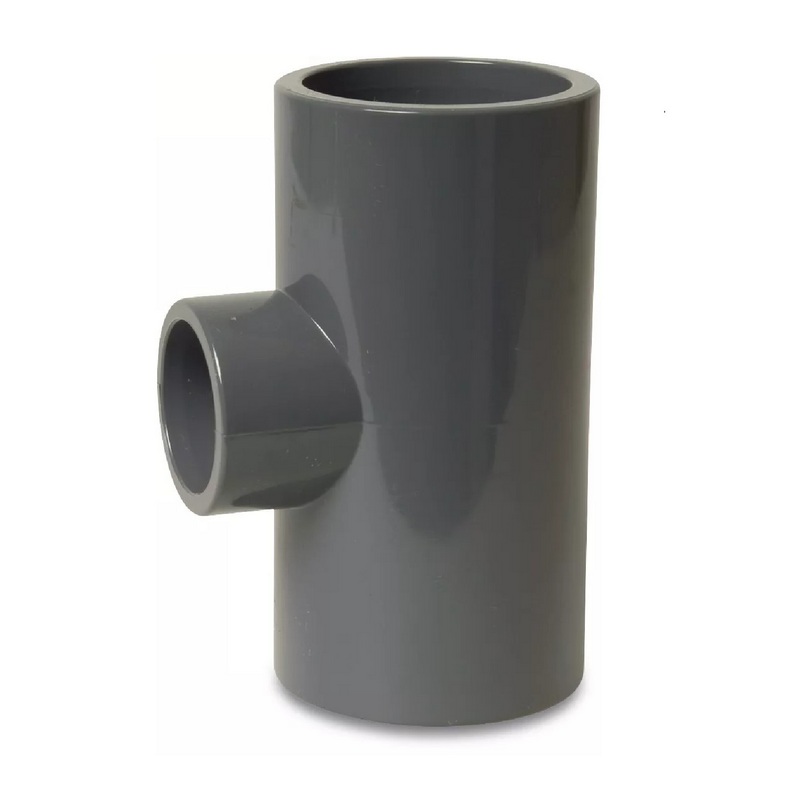 160 mm PVC Klebe Fitting T-Stück 90° Winkel reduziert 160 x 140 x 160 mm Muffe Verbinder - PN 10 bar
