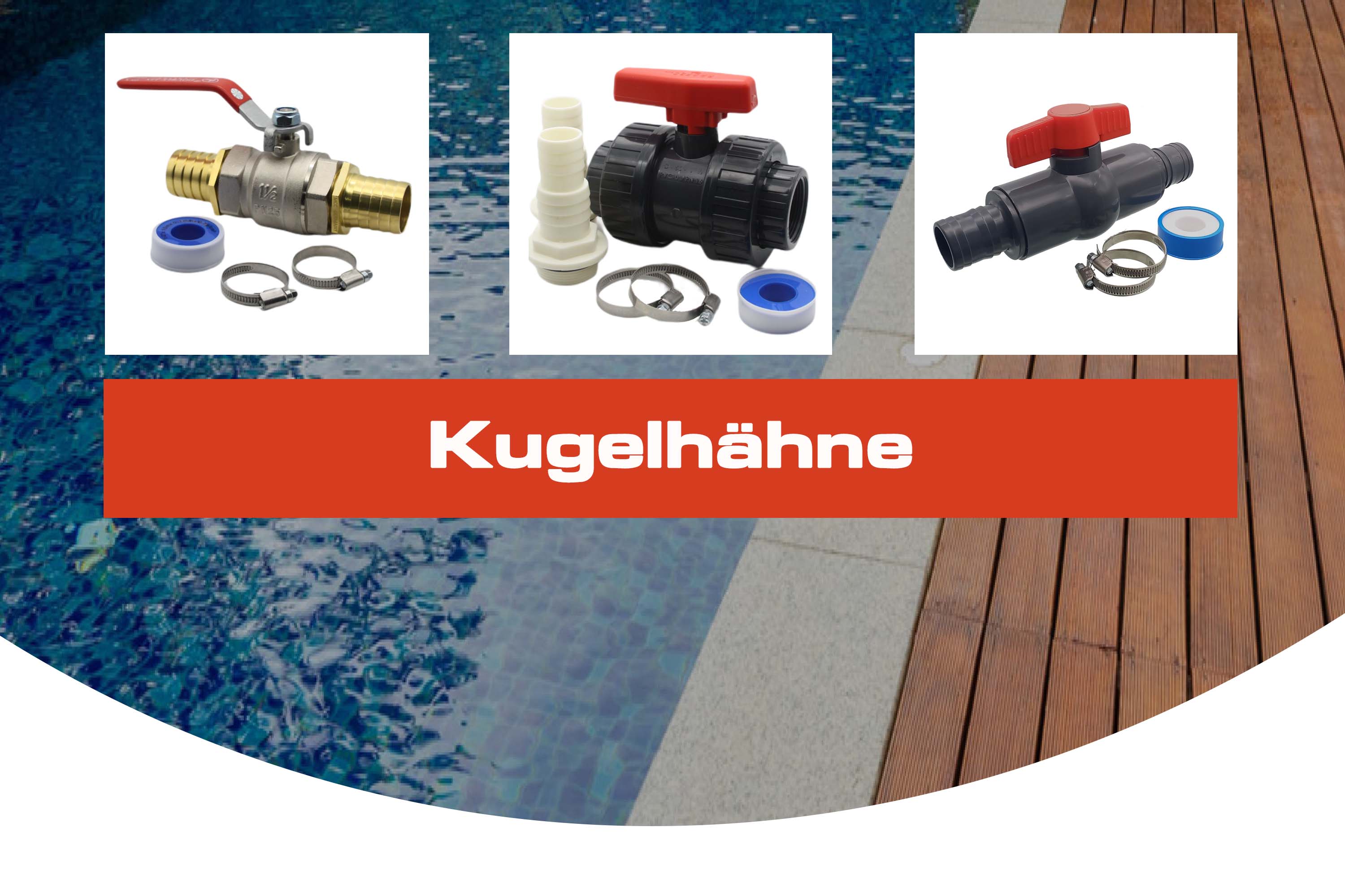Kugelhähne mit Tülle