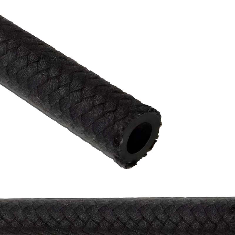15,0 x 23,0 mm Kraftstoff Benzin Öl Schlauch Textilgeflecht NBR schwarz DIN 73379 - PN 7 bar