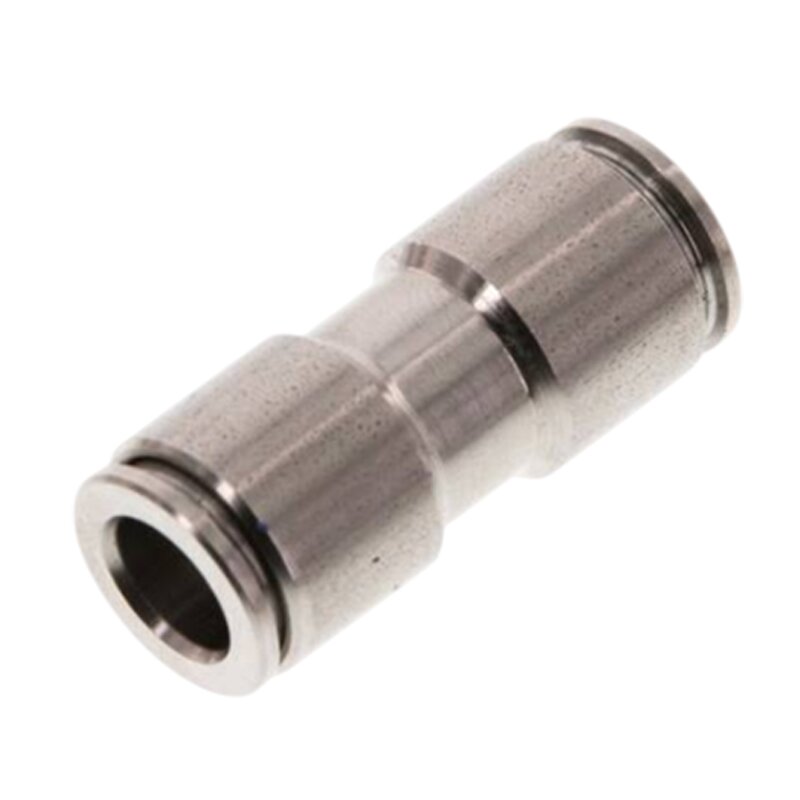 4 mm Pneumatik Schnell Steck Verbinder IQS gerade Edelstahl 1.4404 PA PU Schlauch - PN 16 bar