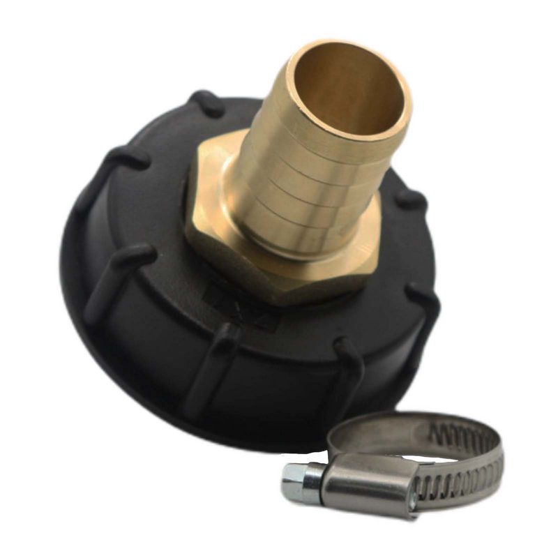 S60 x 6 IBC Adapter auf MS-Tülle 1"Zoll 25 mm Container Tank Zubehör