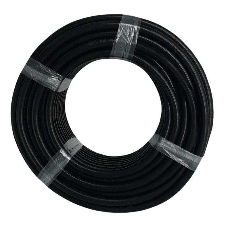 9 x 15 mm Gewebe Druckluft Universal Wasser Luft Kompressor Schlauch schwarz PN 22 bar