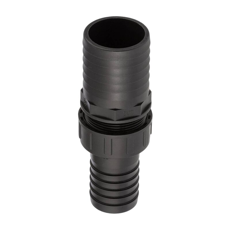 50 x 40 mm Schlauch Verschraubung reduziert 2-fach Stutzen Tülle Pool Teich Garten PP schwarz - PN 6 bar