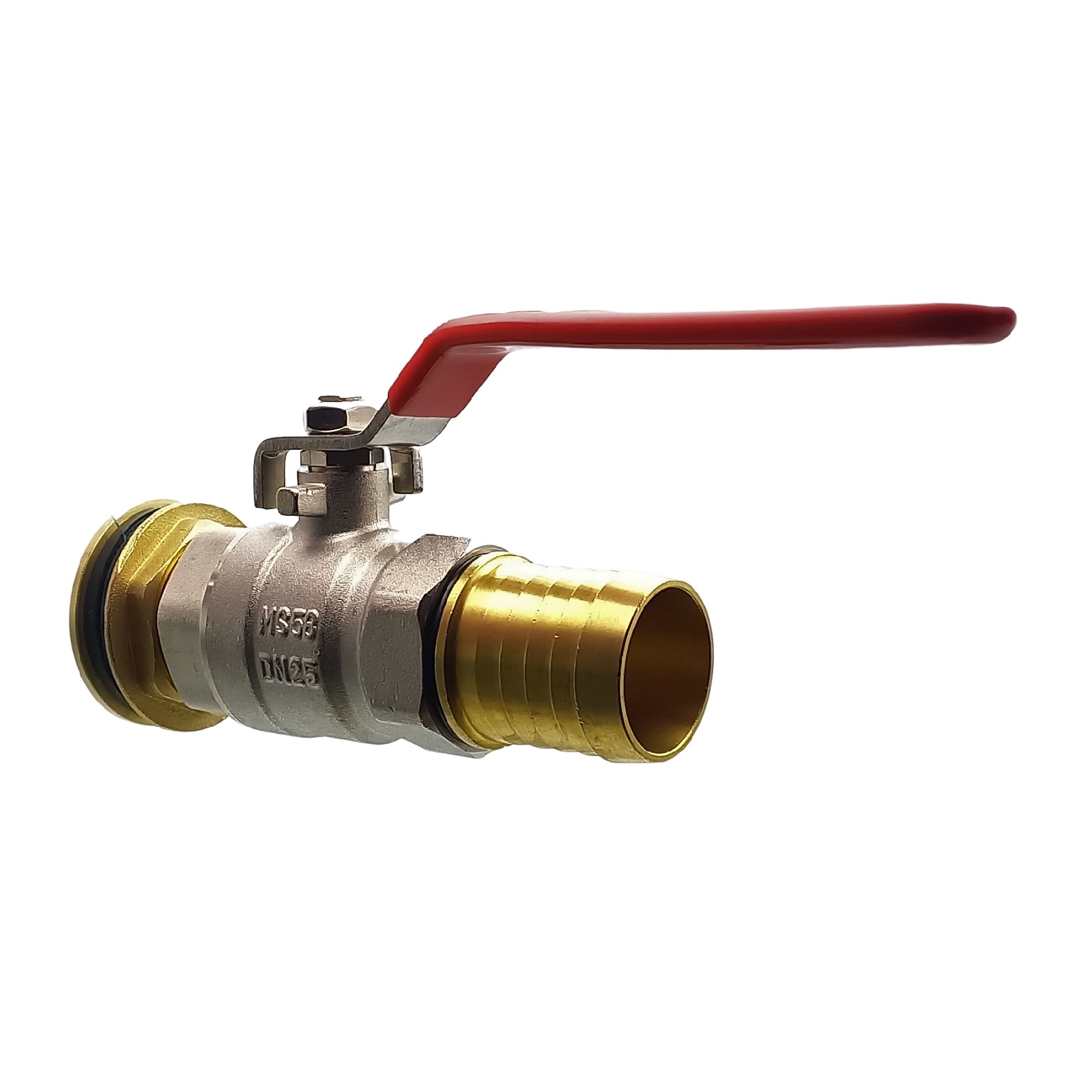 Tank Regen Tonnen Durchführung Messing Kugelhahn Schlauch Tülle Stutzen 32mm (1 1/4") - Anschuss Set PN 10 bar