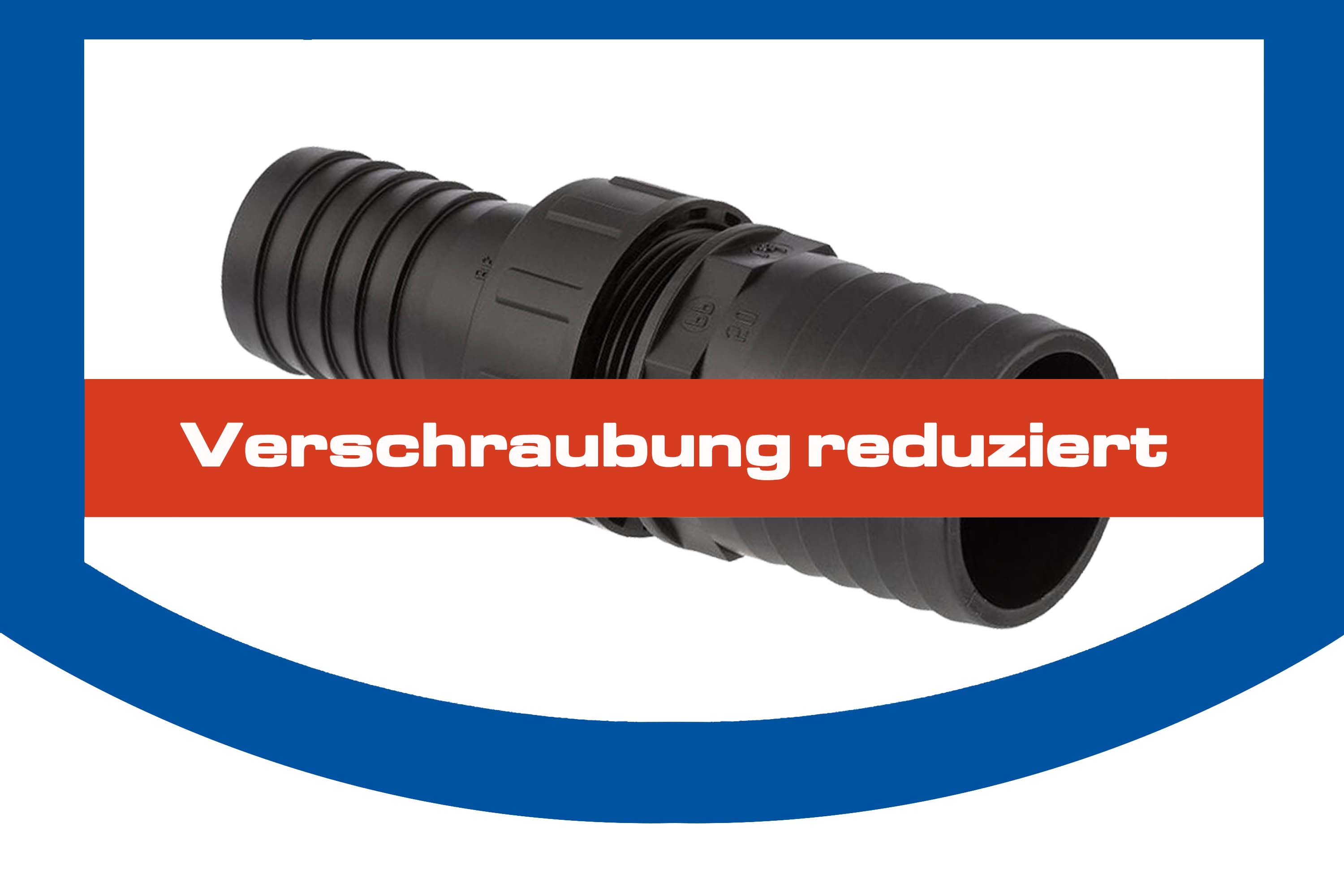 Verschraubung reduziert