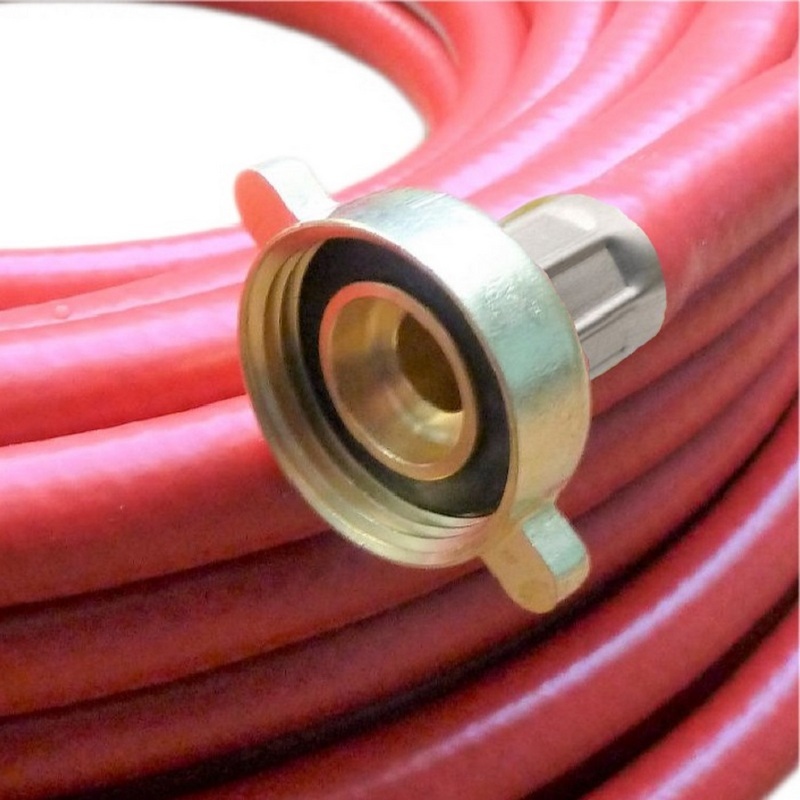 25 m Heizungs Füll Wasser Heizkörper Radiator Sanitär Schlauch rot 3/4" Anschluss - PN 8 bar