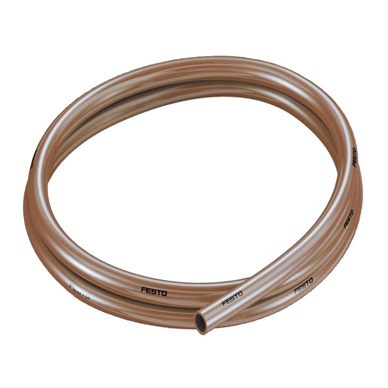 12 x 8 mm TPE Kunststoff Pneumatik Druckluft Wasser Schlauch PUN-V0-C braun UL94 (525464) - PN 10 bar