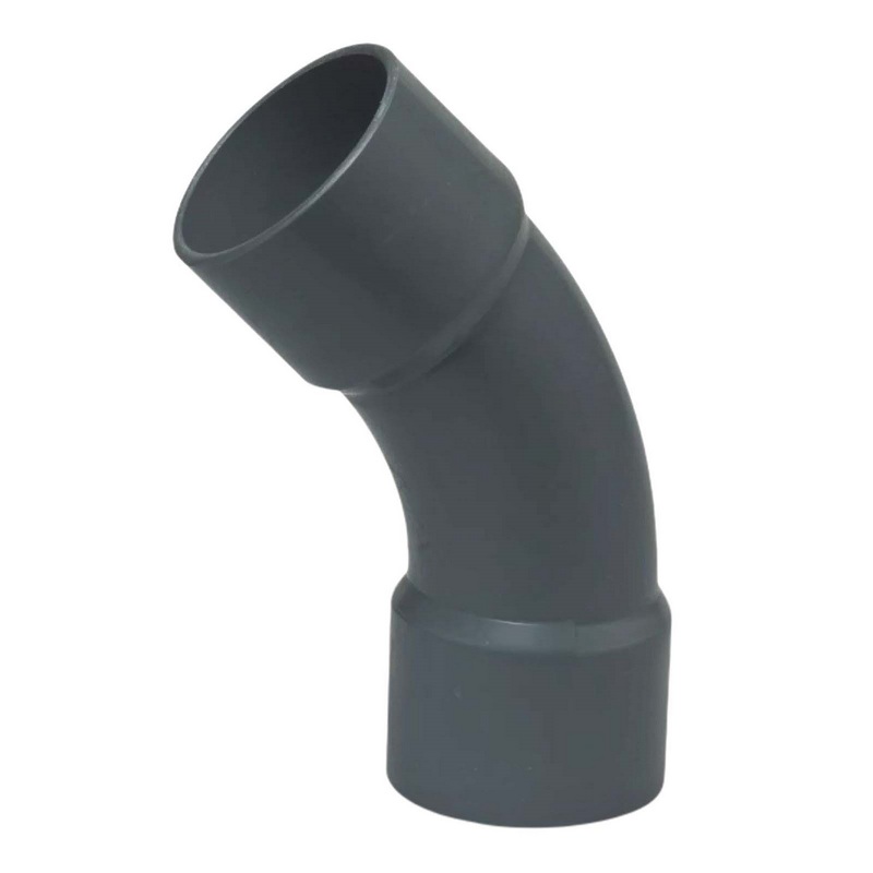 315 mm PVC Klebe Fitting Bogen Winkel 45° (Rohr) Muffe Verbinder - PN 10 bar