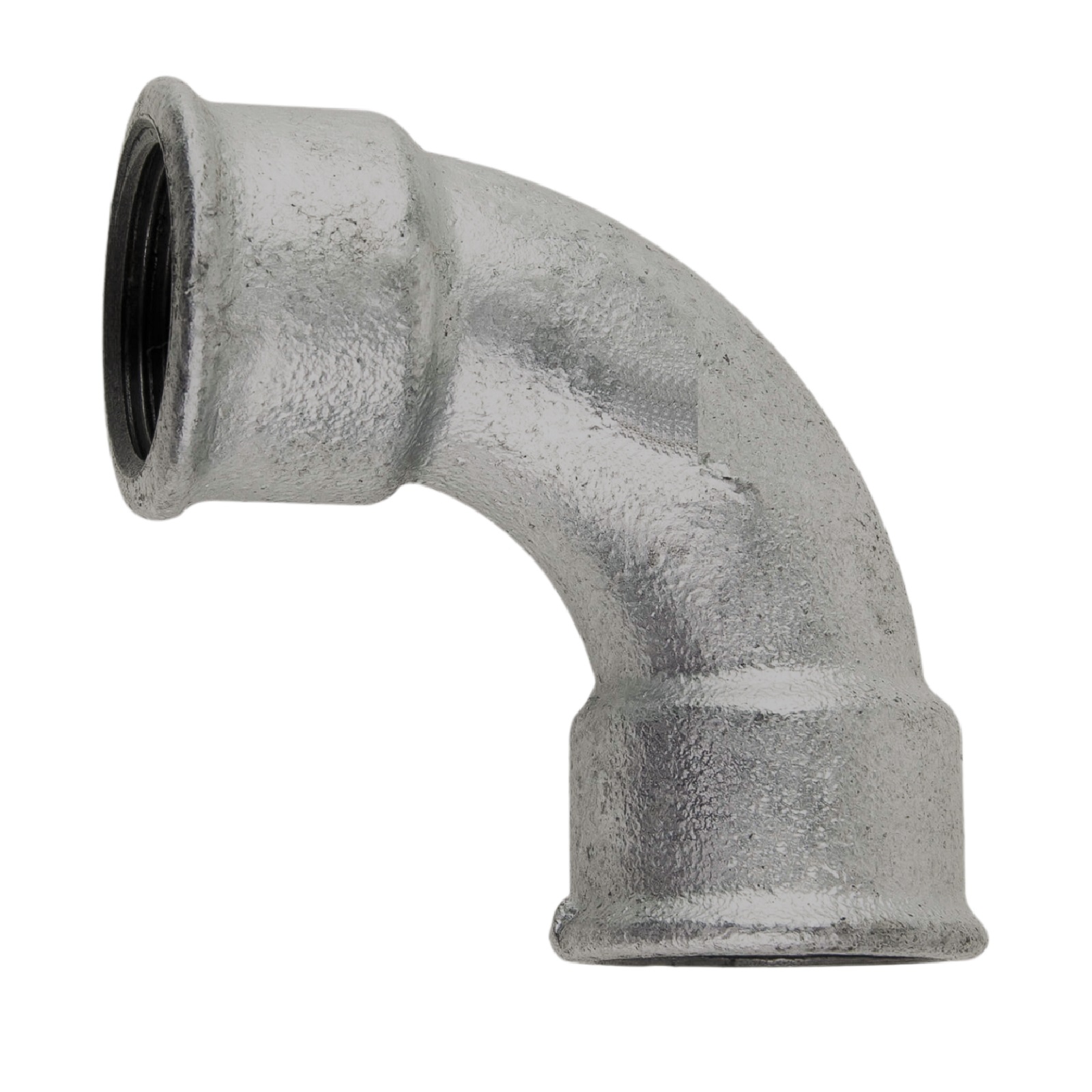 3/8" Gusseisen Temperguss Fitting Bogen 90° Innengewinde IG DVGW PN 25 bar