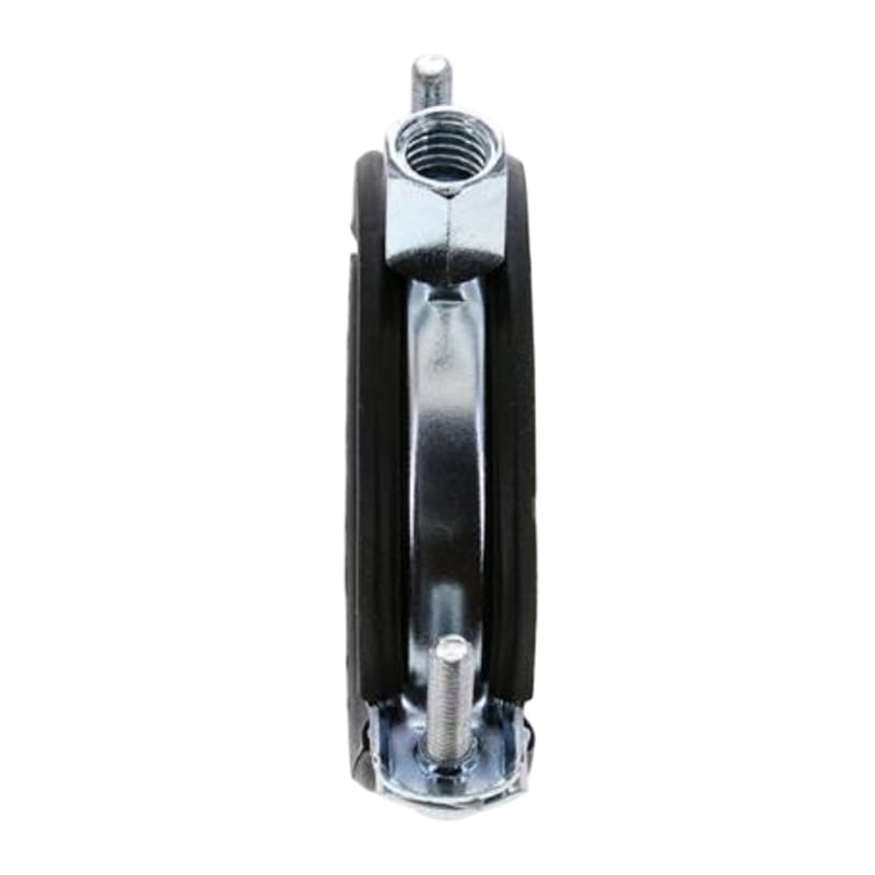 85 - 93 mm Rohr Schraub Schelle Klemme Gummieinlage Fischer M8 M10 2-teilig W1 Stahl verzinkt DIN 4109