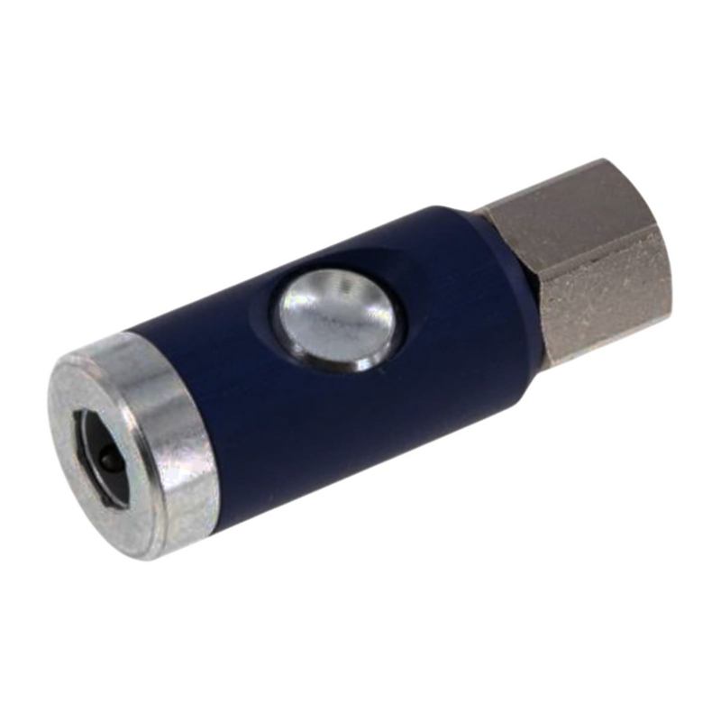 Druckluft Sicherheits Kupplung drehbar Stahl verzinkt NW 7.2 Innengewinde IG 1/2" - PN 12 bar