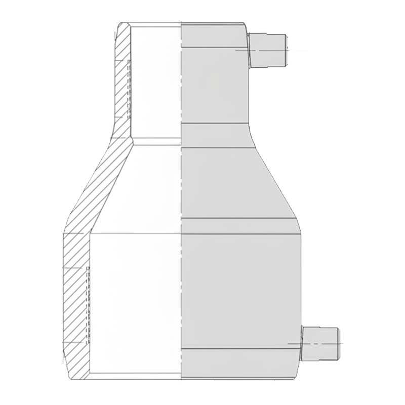 110 mm PE 100 Elektro Schweiß Fitting Reduzier Muffe 110 x 90 mm SDR 11 DVGW 24 VAC schwarz