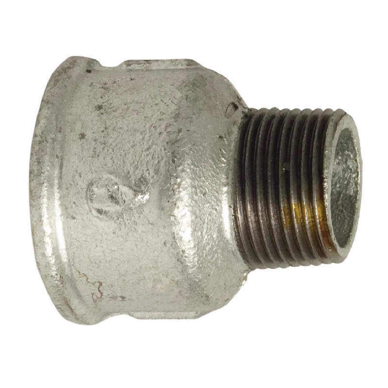 3/8" x 1/4" Gusseisen Temperguss Reduziermuffe Nr. 246 Innen x Außengewinde PN 25 bar