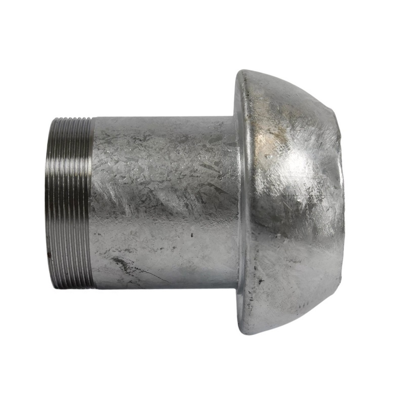 DN 50 Kardan Perrot Kupplung V-Teil mit Außengewinde 1 1/2" Zoll Gülle Schlamm Schlauch
