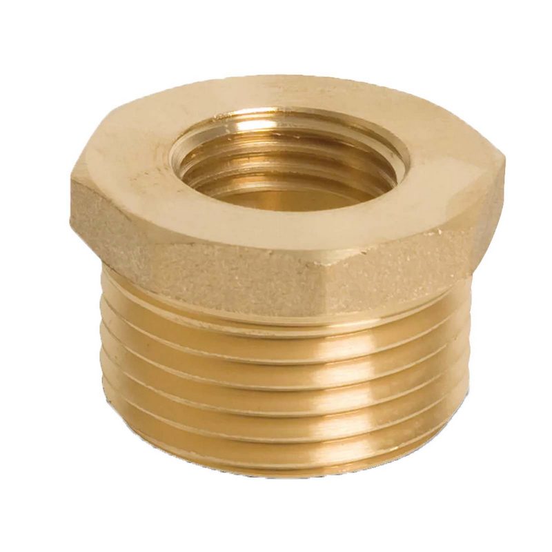 3/8" x 1/4" Reduzier Stück Nr. 241 Außen x Innengewinde AG x IG Messing Fittings PN 30 bar