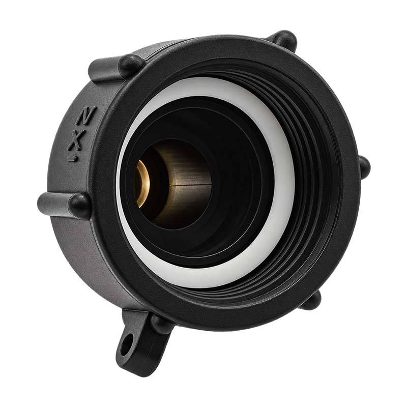 S60 x 6 IBC Adapter auf Click-Hahnanschluss Quick Connect - Messing