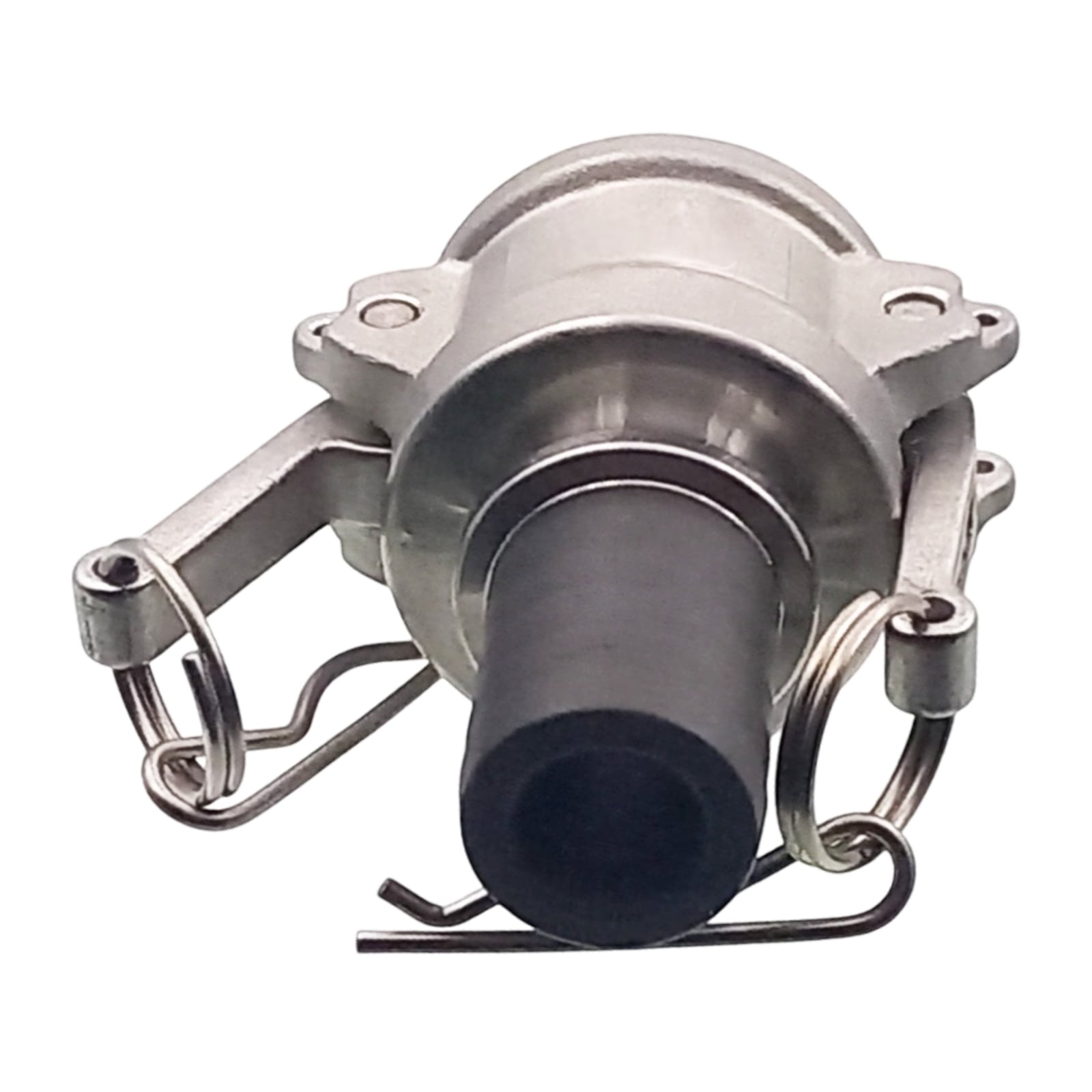 Kamlock Typ C - Mutterteil (36,7 mm) Edelstahl V2A (AISI 316) -> gerillter Stutzen DN 25 mm PFA beschichtet - PN 25 bar