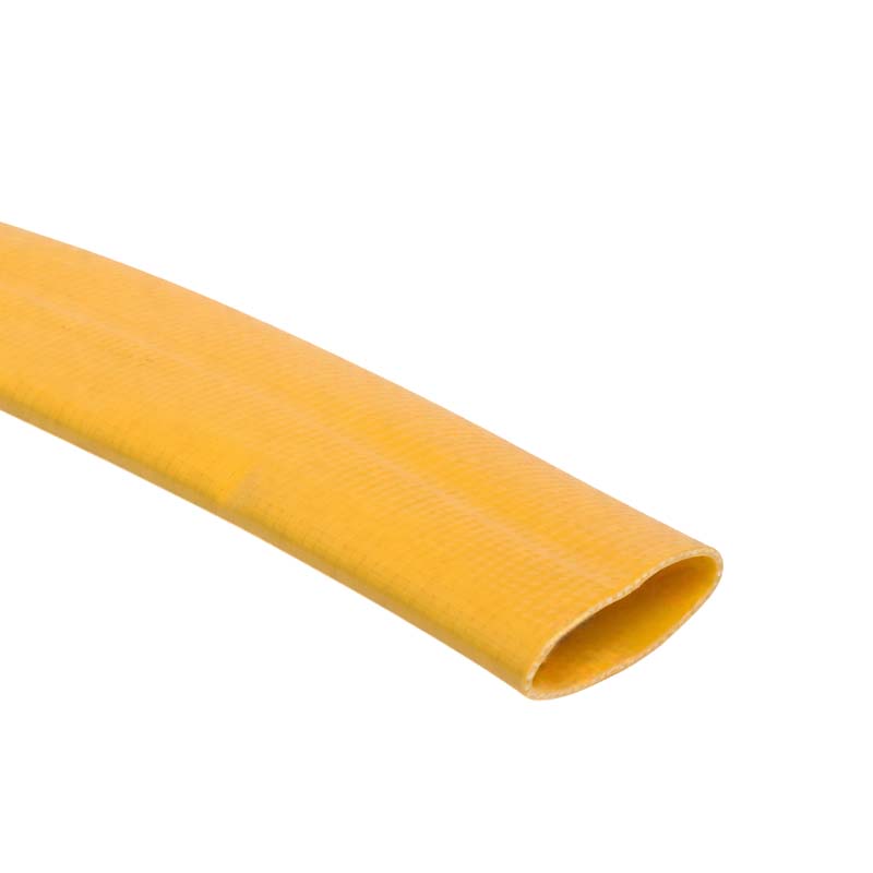 76mm PVC Flach Schlauch Grund Wasser Enwässerung mittel gelb PN 6 bar - 100m
