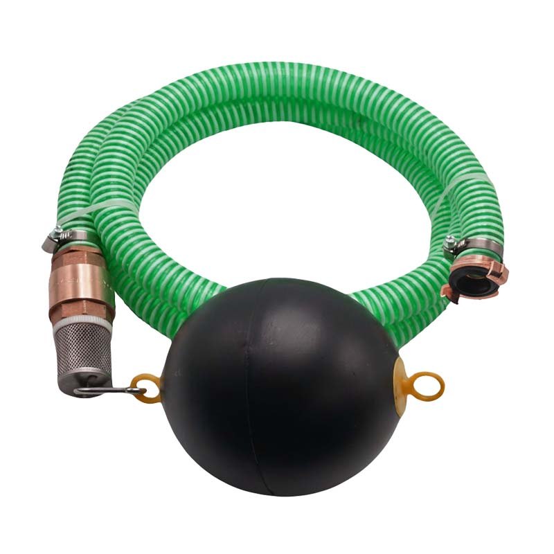 25 mm 1" Zoll Ansaug Saug Schlauch Pumpen Garnitur schwimmende Entnahme Schnellkupplung grün - 12 m