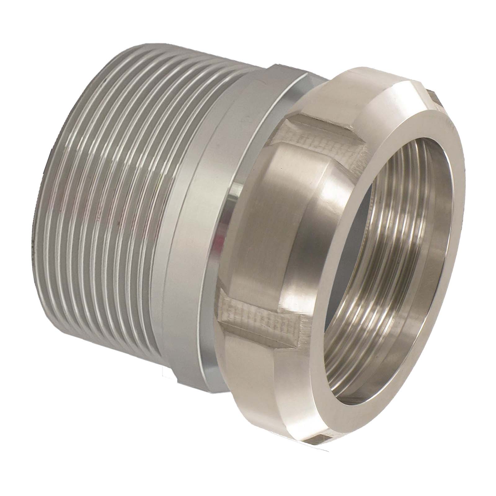 DN 76 SMS Kupplung 1145 Mutterteil MT ÜWM Außengewinde BSPP 3" Zoll - PN 25 bar