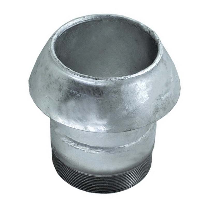 DN 50 Kardan Perrot Kupplung V-Teil mit Außengewinde 1 1/2" Zoll Gülle Schlamm Schlauch