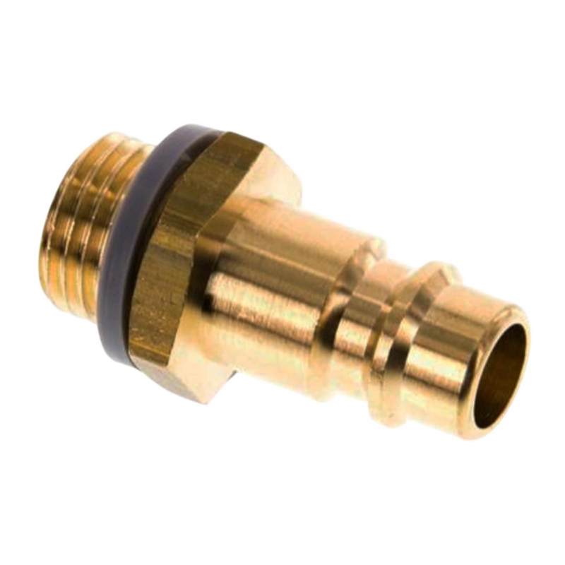 3/8" Druckluft Stecker Nippel Einsteck Anschluss Messing NW 7,2 mit Innengewinde AG - PN 35 bar