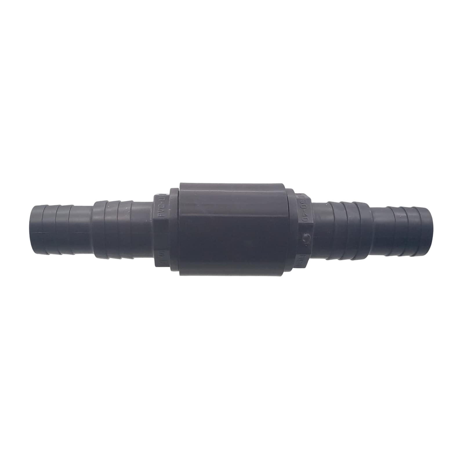 32 / 38 mm PVC PROFI Gerade Schlauch Verbinder Stutzen Tülle Pool Teich Garten - PN 10 bar - Montage-Set