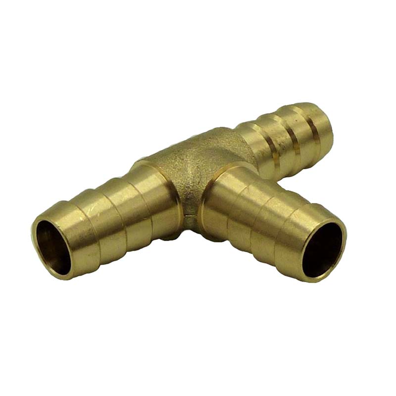 25 mm - 1 " Zoll T-Stück Schlauch Verbinder Verteiler Tülle Kupplung Reparatur Messing PN 10 bar